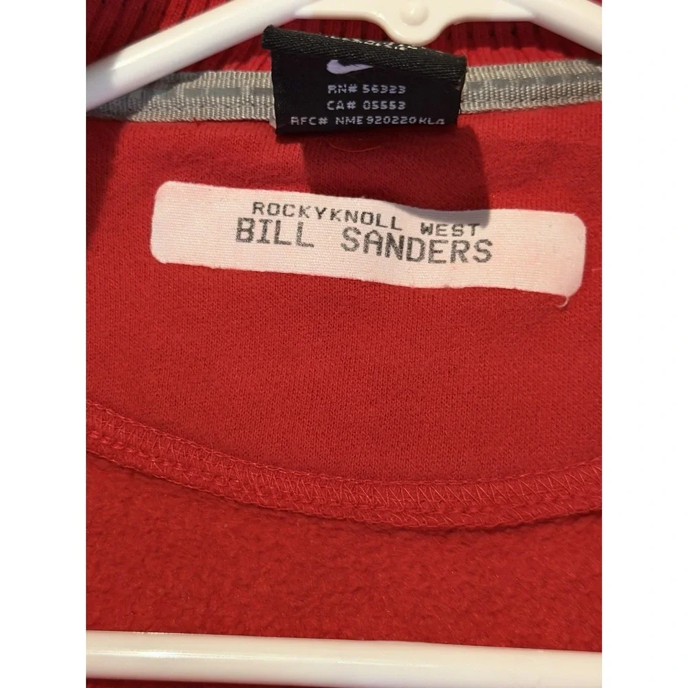 Nike Full Zip Long Sleeve Red Ohio State Sweatshirt Jacket Mens XXL